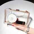 Women Transparent Acrylic Clutch Bag Purse