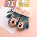 Christmas Gloves Cute Outdoor Children Glovers