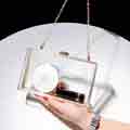 Women Transparent Acrylic Clutch Bag Purse
