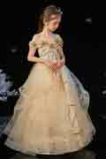 New Off Shoulder Tulle Appliques Floor length Flower Girl Dress