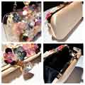 New Fashion Flower Women Purse Clutch Evening Bag