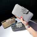 New Rhinestone Frosted Evening Clutch Handbag