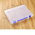 Rectangular transparent plastic Storage Box Office file Box