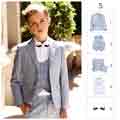 High Quality 5-Piece Classic Special Occasion Boys' Suit
