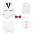 New Sweet Kids 5 Pieces Special Occasion Formal Suit Boys