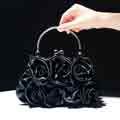 Women's Silk Satin Flowers Wedding Evening Bags Clutch