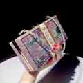Dollars Crystal Clutch Purses for Women Evening Party
