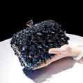 Womens Retro Clutch Shining Sequin Evening Handbag