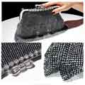 Beaded Sequin Design Evening Purse Clutch Bag