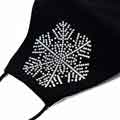 Snow-Shape Beading Face Mask for Adults