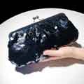 Glitter Black Sequin Party Handbag