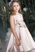 New Sleeveless Short Beads Delicate Flower Girl Dresses