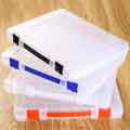 Rectangular transparent plastic Storage Box Office file Box