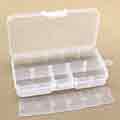 10 Grids Detachable Plastic Box Jewelry Storage Box