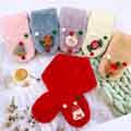 New Children's Christmas Cartoon Scarf Kids Winter Scarf