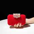 Evening Purses And Clutches Crystal Knuckle Clutch
