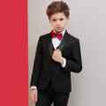 New Notch Lapel 5 Pieces One Button Boys Suit