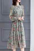 New Floral Chiffon Women Dress Party Summer Holiday Maxi Dress