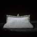 Hearty Trendy Gleaming Design Special Occasion Party Clutch Purse