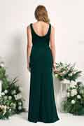 Mermaid Trumpet Velvet Straps Floor-Length Sleeveless Bridesmaid Dress for Wedding Party