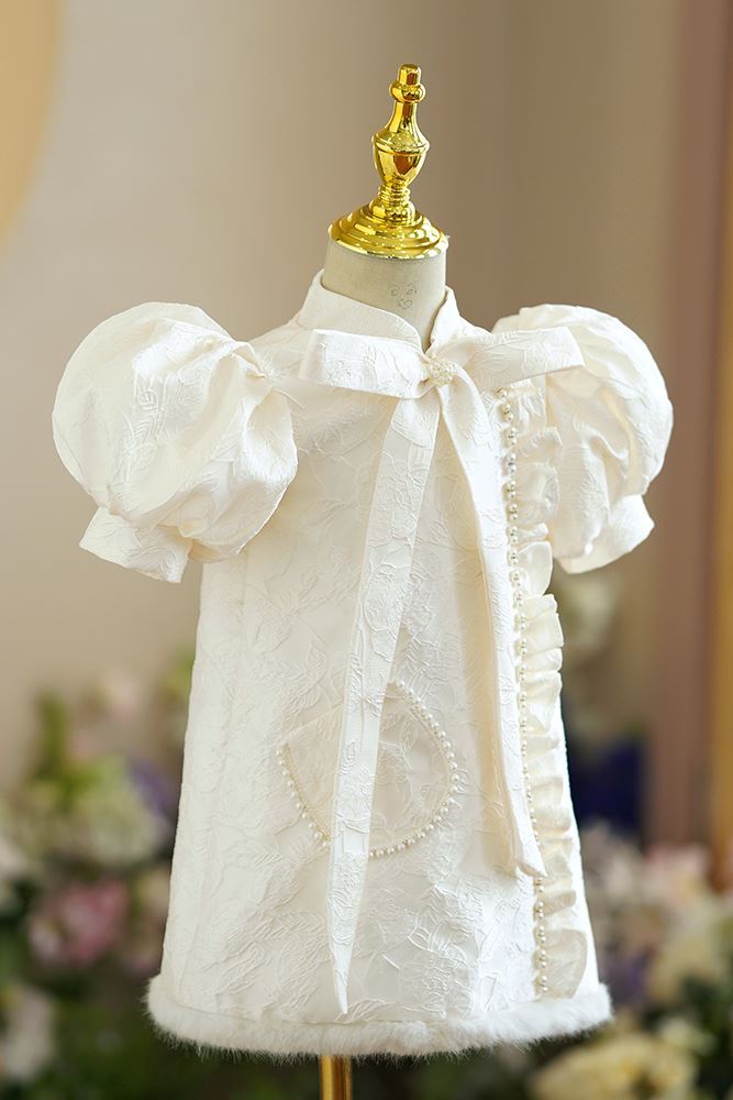 A-line Longueur à Jambe Satiné robes de demoiselle d'honneur - fillette in Champagne