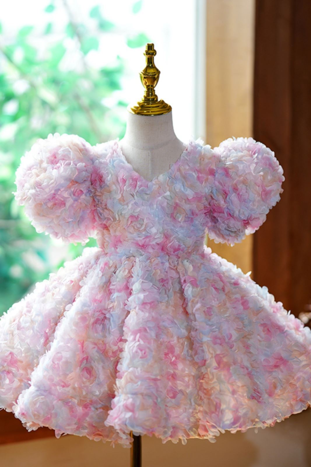 Princesse Dentelle robes de demoiselle d'honneur - fillette in Rose