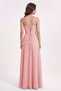 Elena Corset Back Draped Bridesmaid Dress