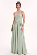 Clara Chiffon A-Line Shawl Bridesmaid Dress
