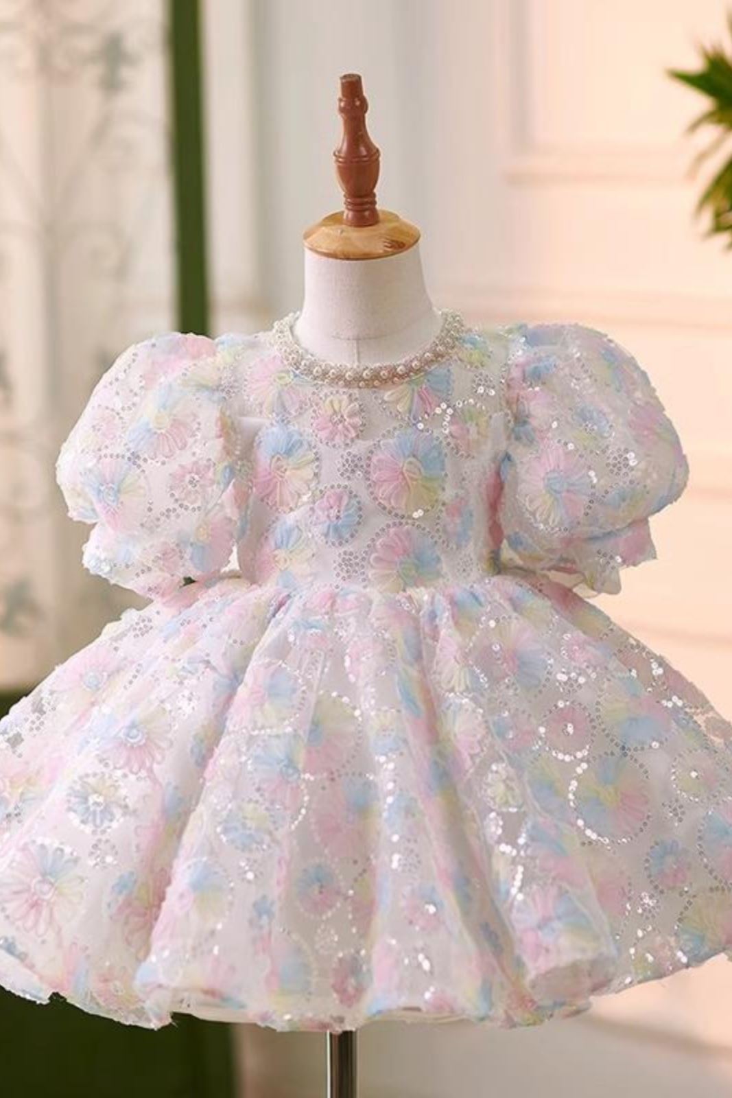 Princesse Longueur à Jambe Pailleté robes de demoiselle d'honneur - fillette in colorée