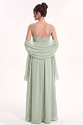 Clara Chiffon A-Line Shawl Bridesmaid Dress