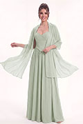 Clara Chiffon A-Line Shawl Bridesmaid Dress