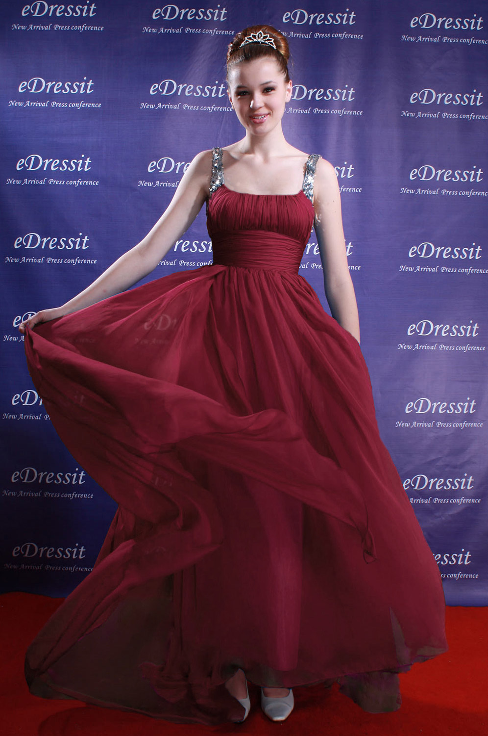 On sale !!  wein Rot Prom Gown Evening Dress