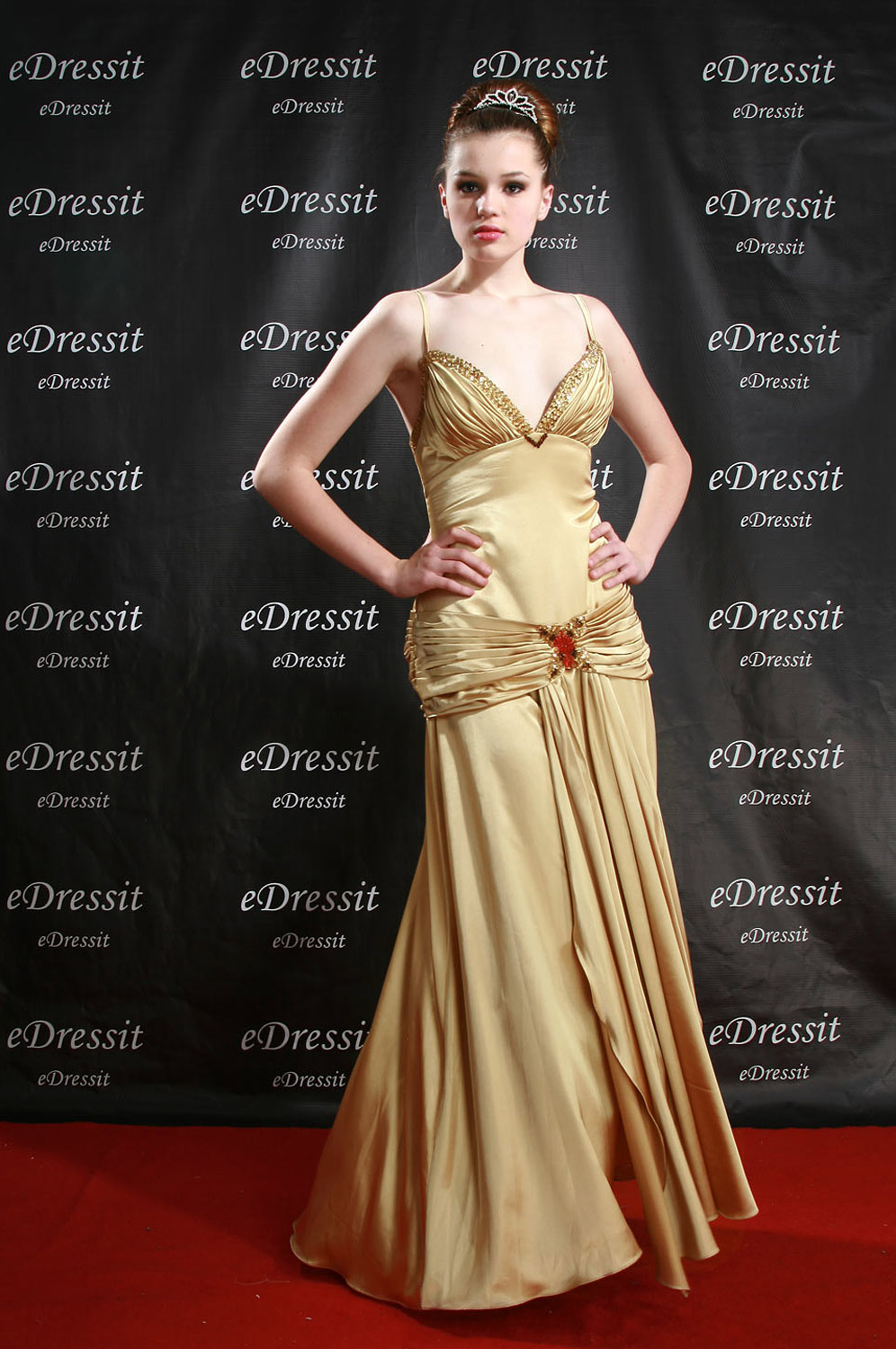 eDressi gold Ball/Gown/Prom/Evening Dress