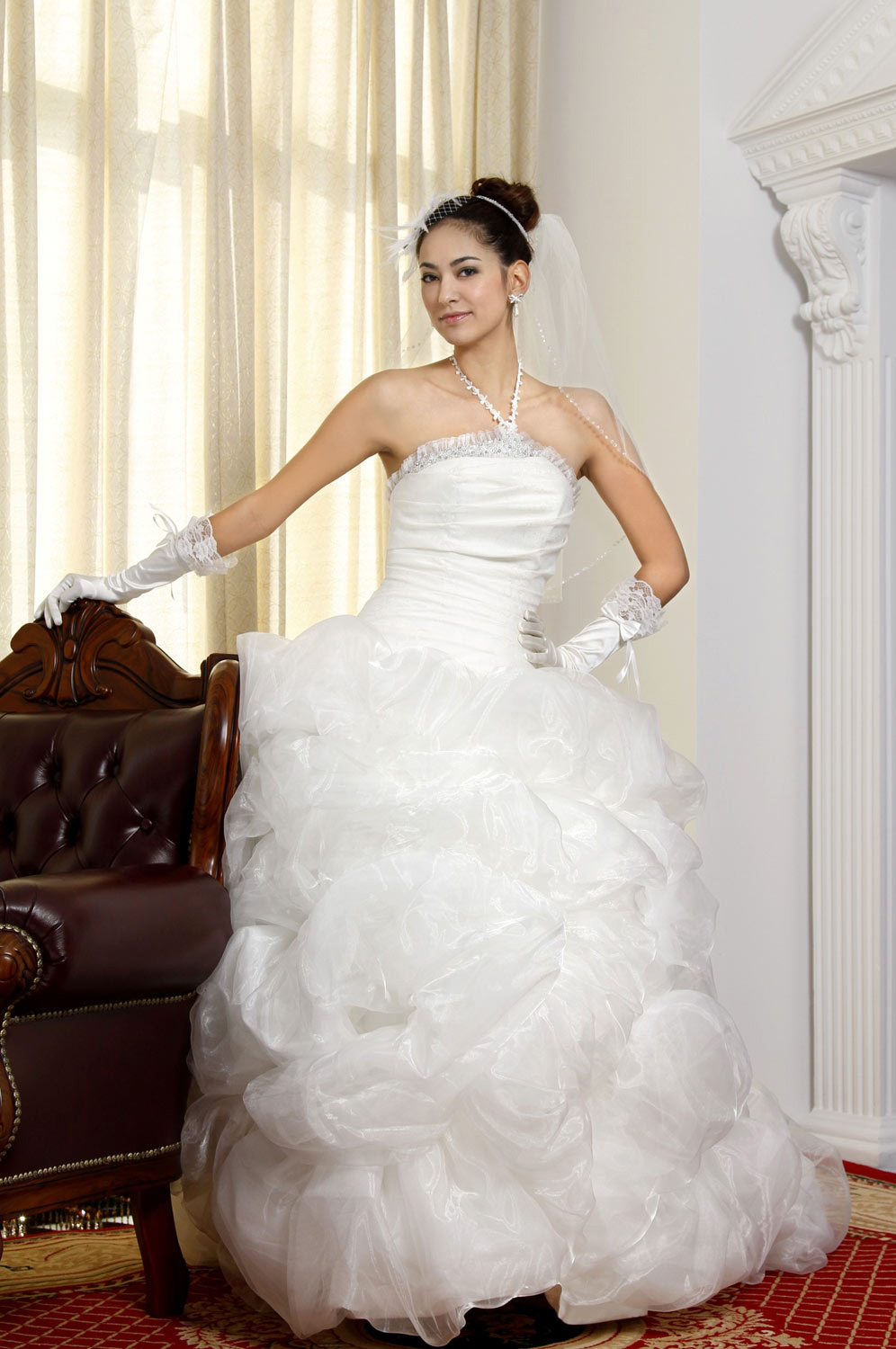 White Splendid Wedding Gown