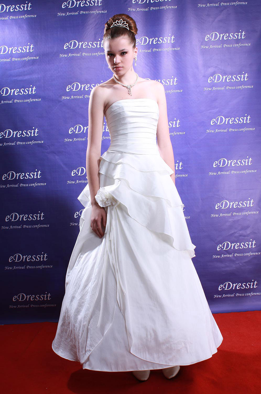 Weiss Prom Brautkleid