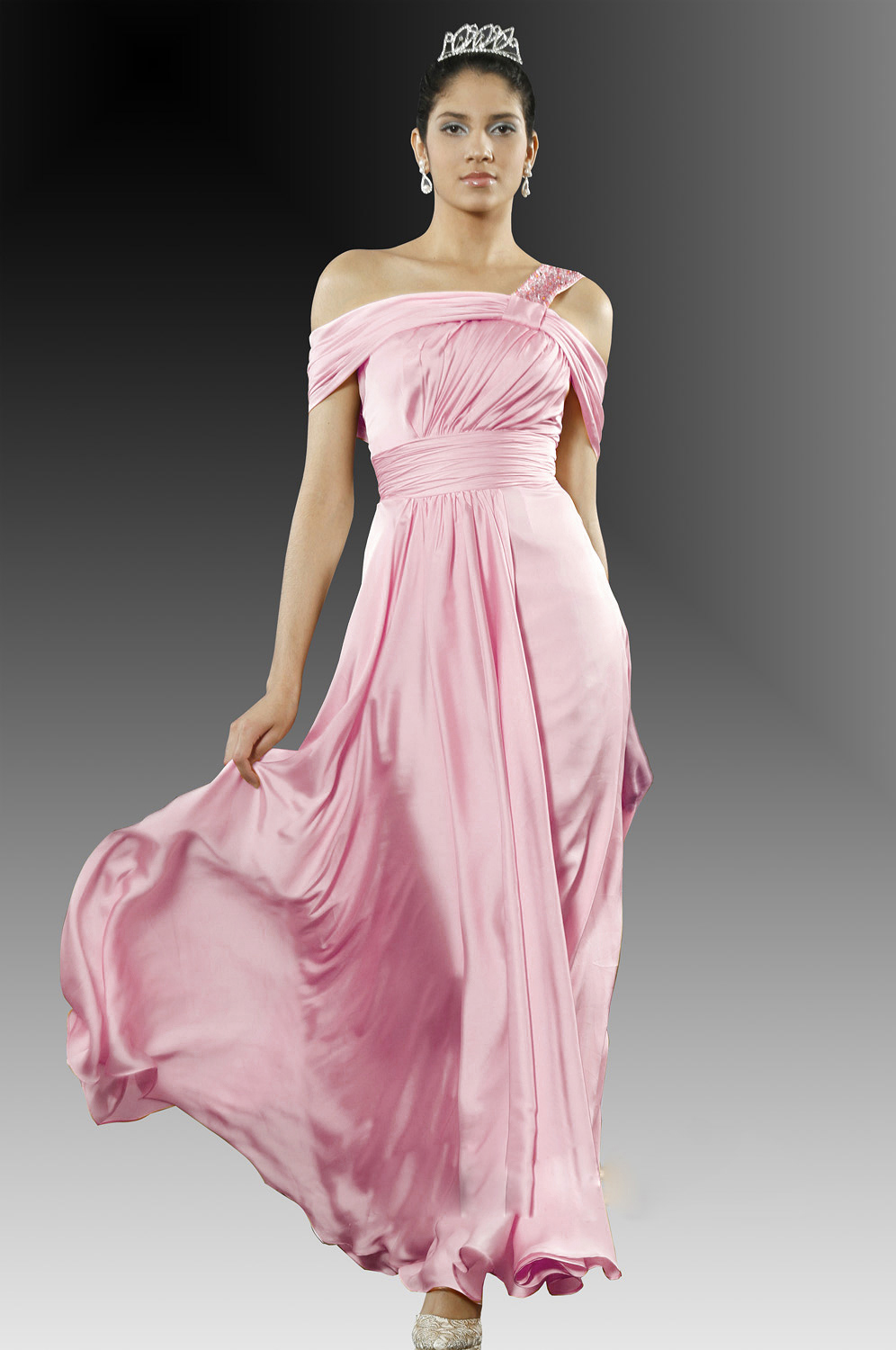 On sale !!  Pink Prom Gown Evening Dress