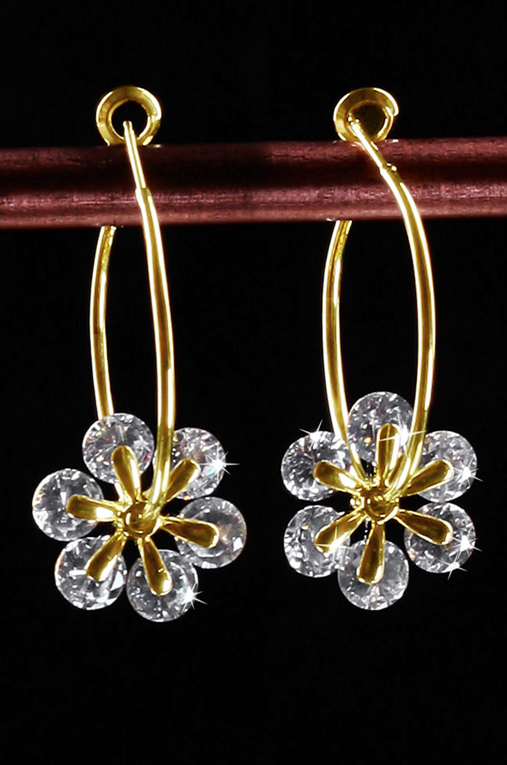 New Brightly Flower shape earring