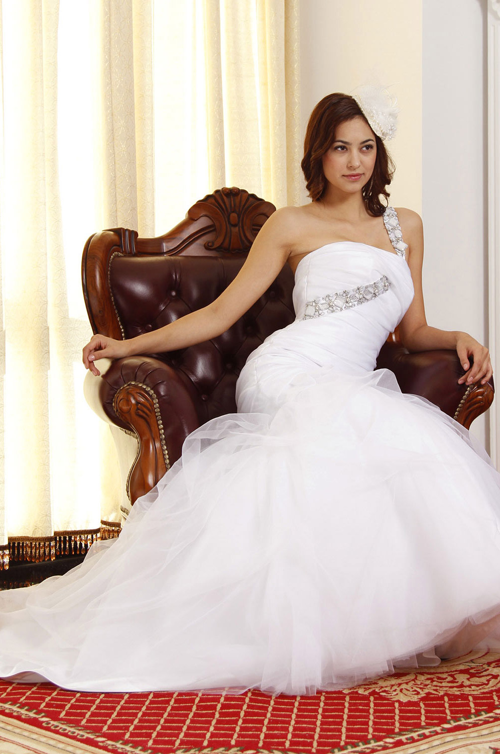 Pure White Glorious Wedding Gown