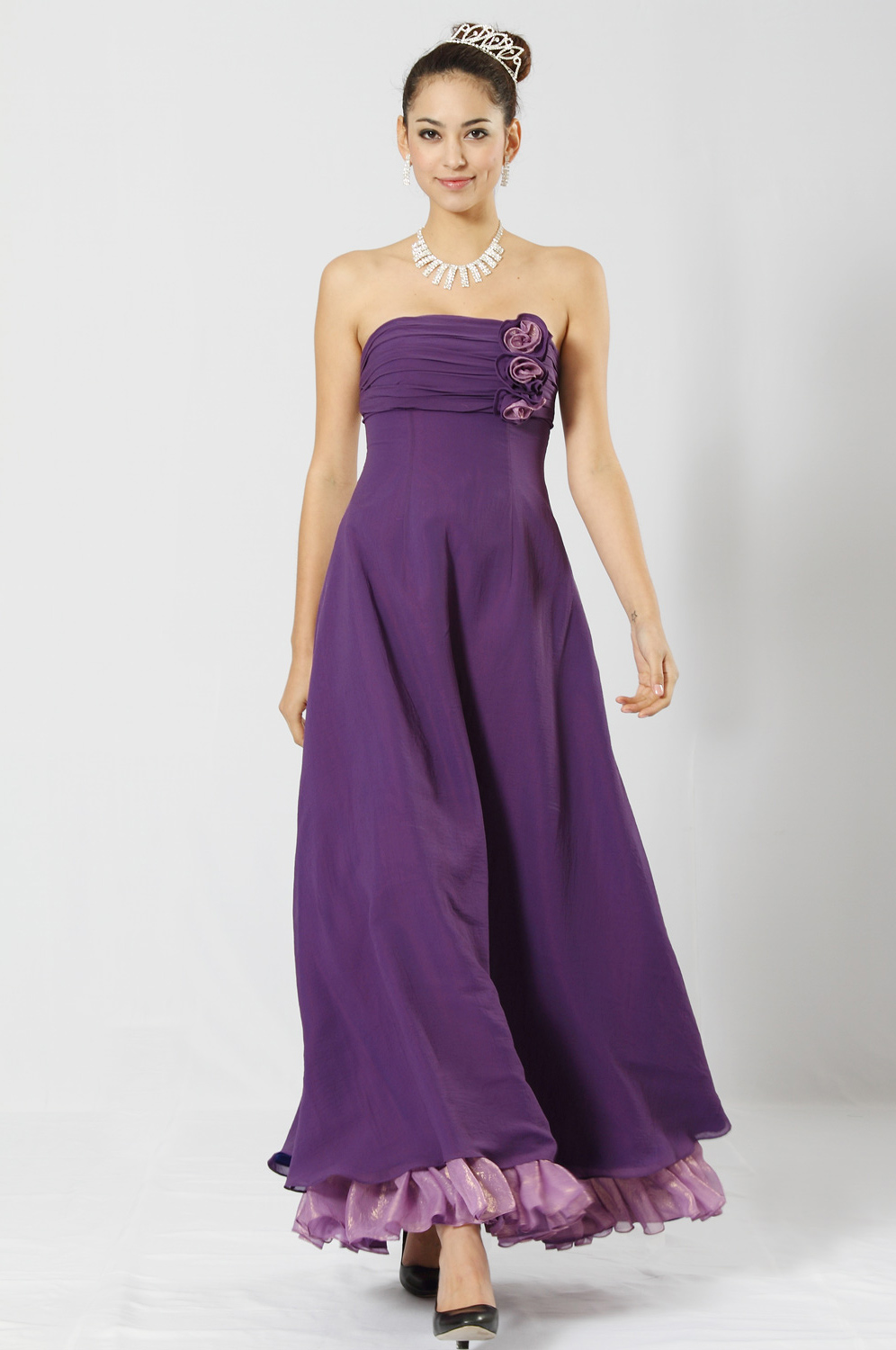 Charming Strapless Evening Dress