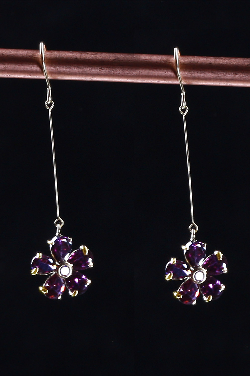 Chic Purple Earring