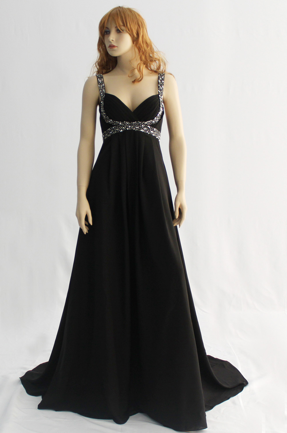 On Sale !!  black prom dress evening dress