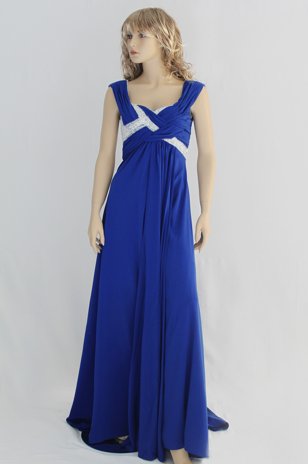 On Sale!!  blue evening dress prom dress