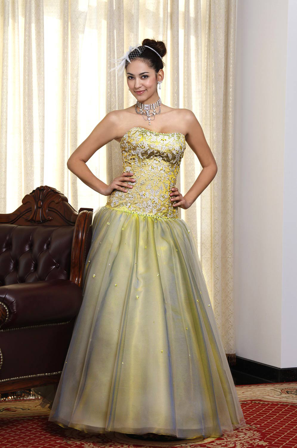 Fabulous Strapless Prom Gown