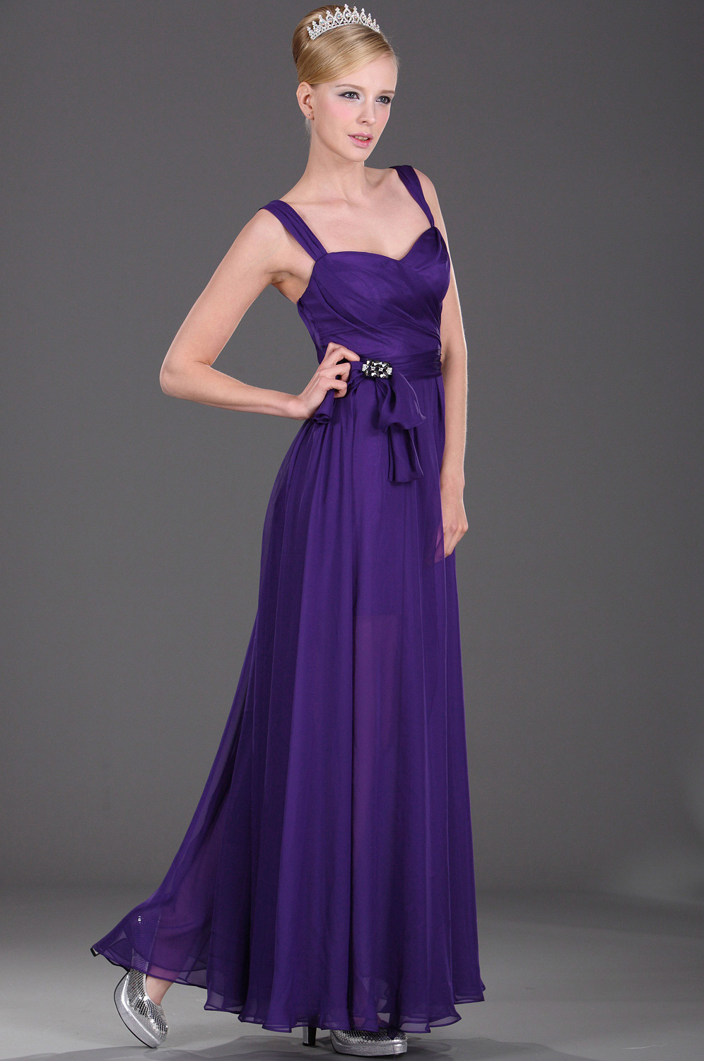 Elegant Beaded Evening Dress