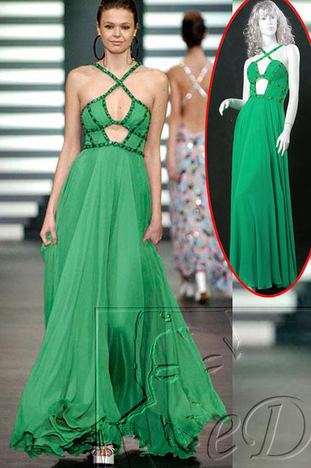 Green Evening Dress