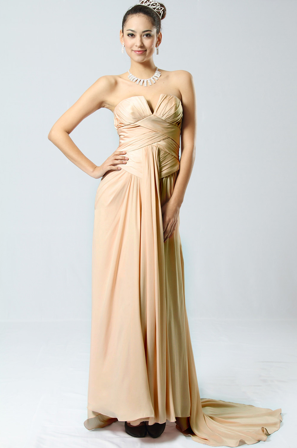 On Sale  Strapless Evening Dress