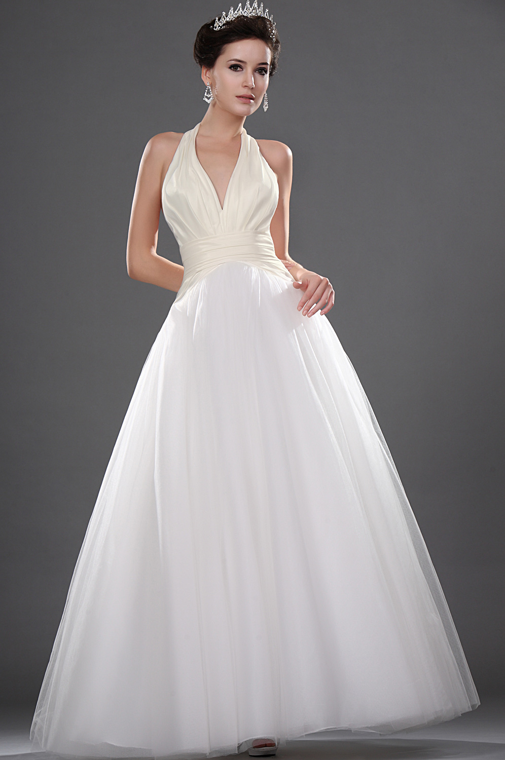 Neue Sexy Schulterfrei Brautkleid