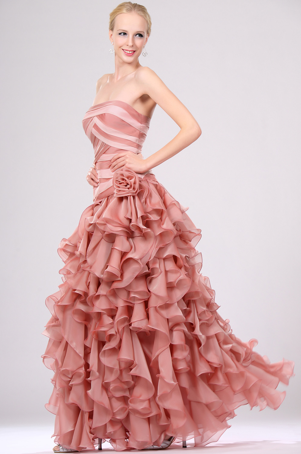 New Style Amazing Strapless Evening Dress