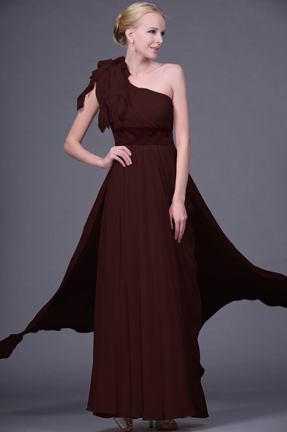 2011 New Arrival Amazing Stylish Single Shoulder Evening Dress