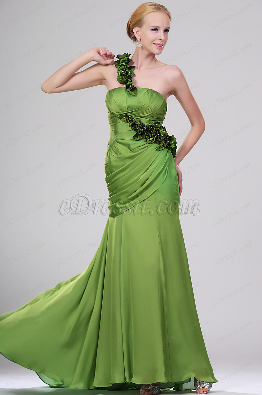 Clearance Sale!  Green Evening Dress